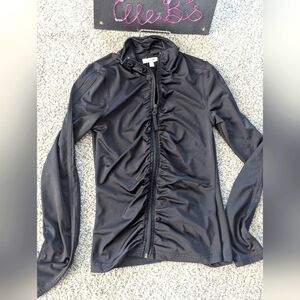 EUC Black Full Zip Long Sleeve S